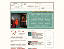 Tablet Screenshot of benfranklin300.org